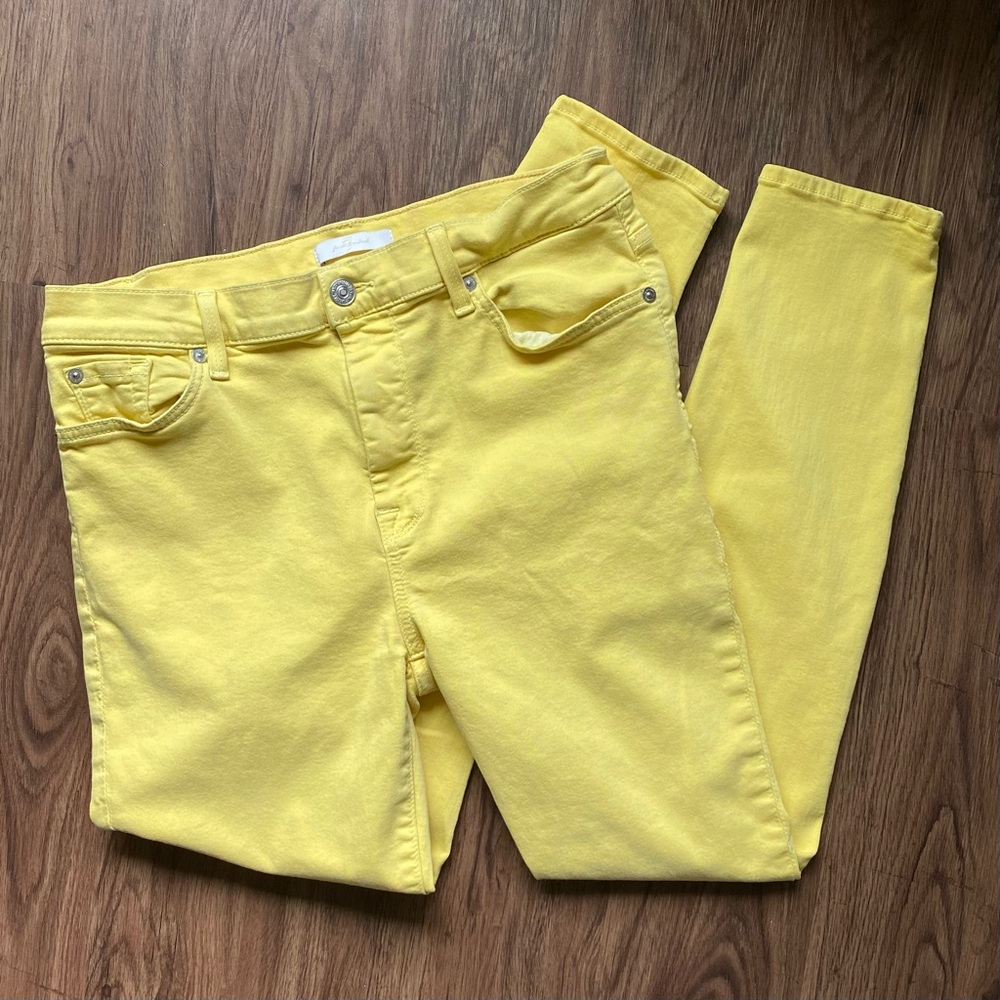 Vibrant Yellow Skinny Jeans